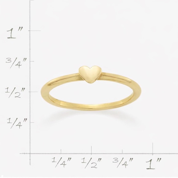 James Avery Gold Heart Ring - Picture 3 of 9